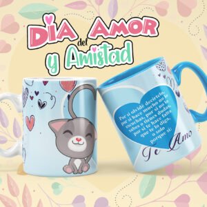 Taza Personalizada San Valentín día del Amor y la Amistad